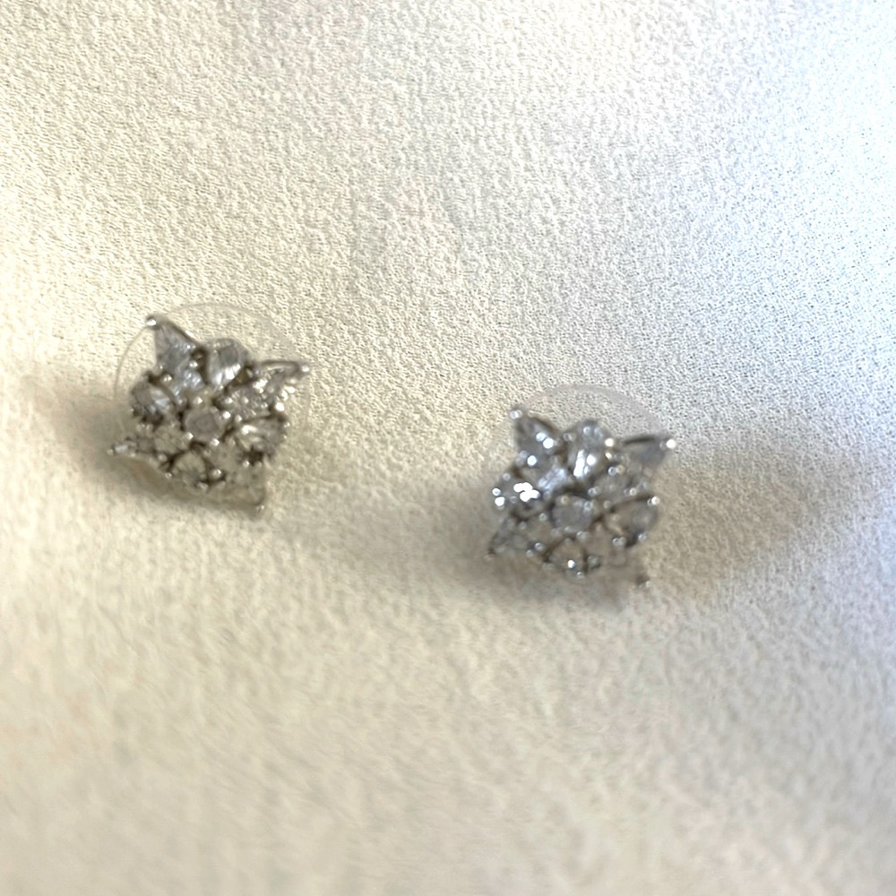Brand new diamond earrings